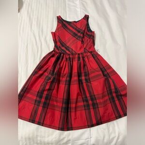 Polo Ralph Lauren Red Plaid Dress Size 8